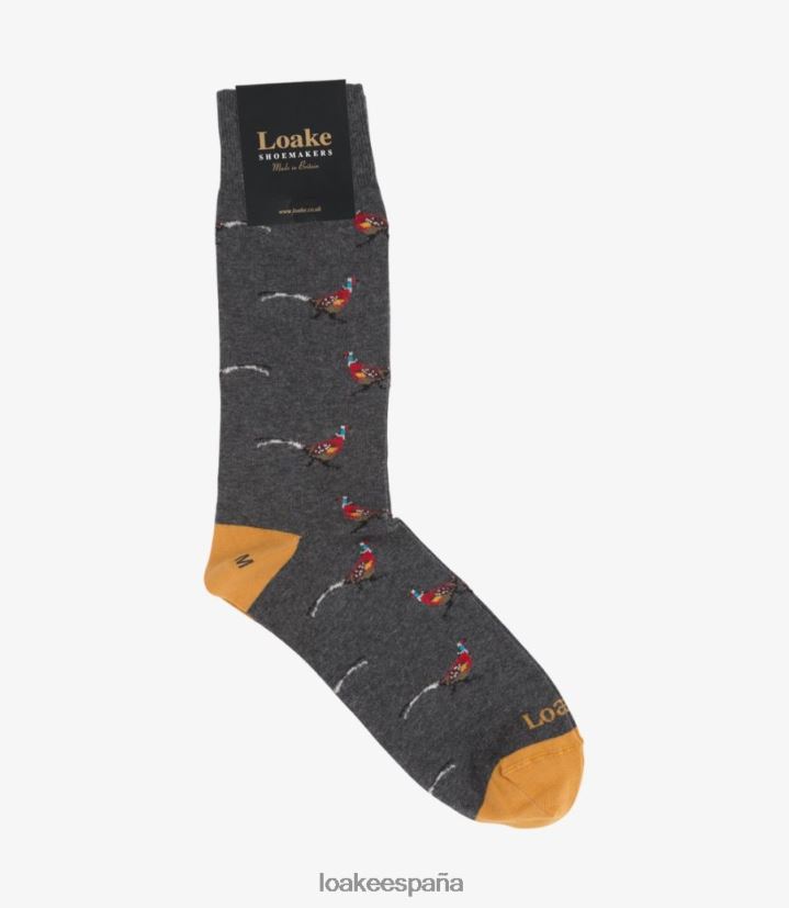 accesorios Loake calcetines de faisán gris 8LF0BH261