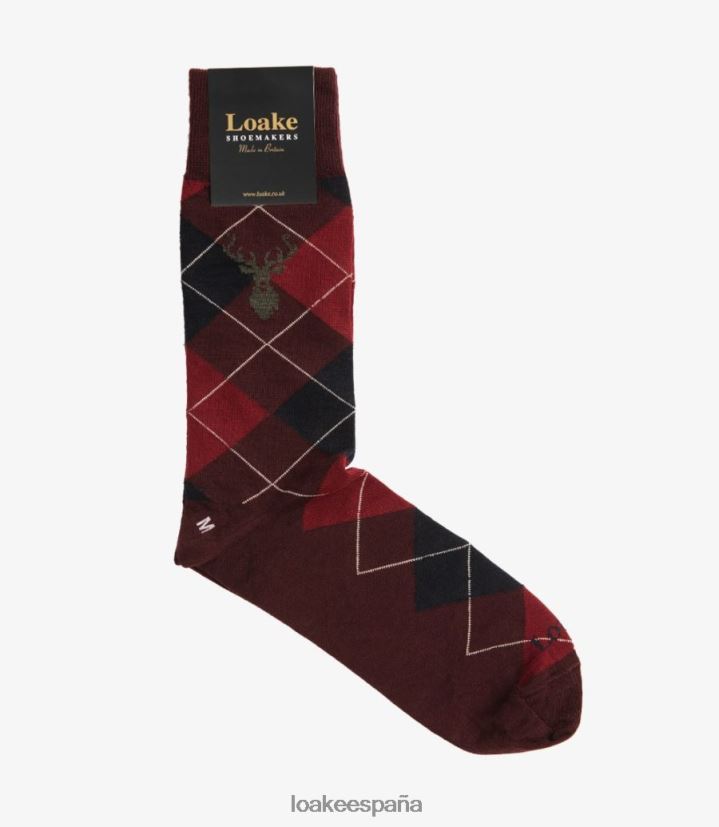 accesorios Loake calcetines de rombos puerto 8LF0BH253