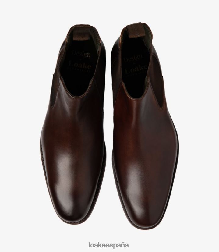 botas Loake guardando marron oscuro 8LF0BH98