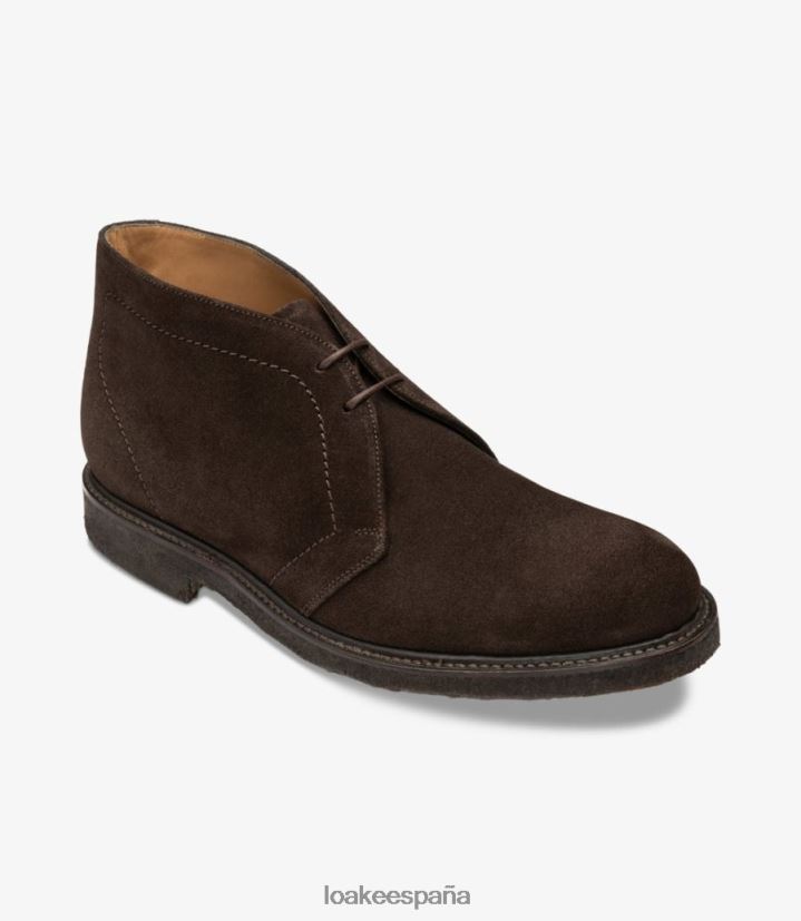 botas Loake piedra viva ante marrón chocolate 8LF0BH114