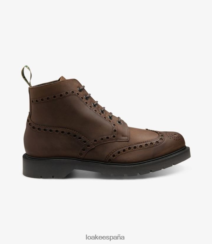 botas Loake calibrar nubuck marrón aceitado 8LF0BH134