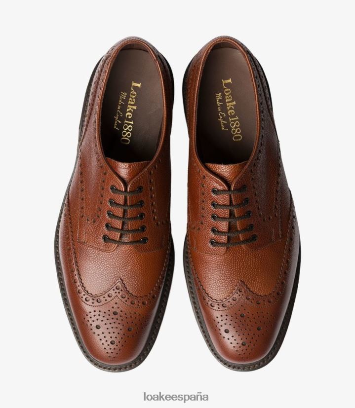 brogues Loake bádminton marron oscuro 8LF0BH7