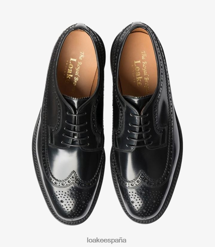 brogues Loake real negro 8LF0BH13