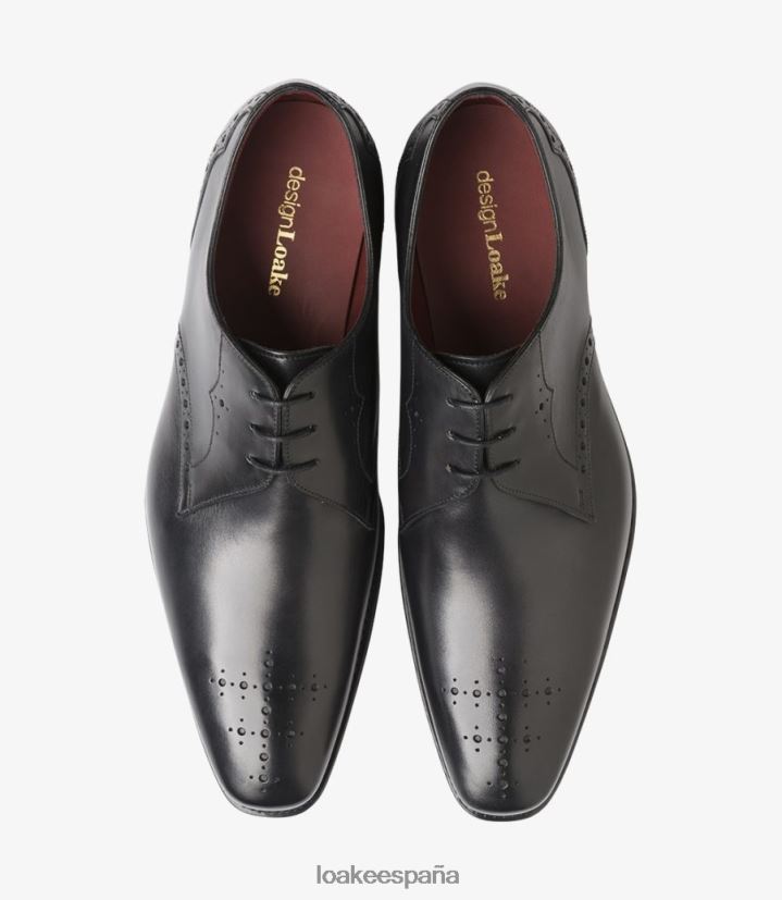 lazos lisos Loake aníbal negro 8LF0BH154