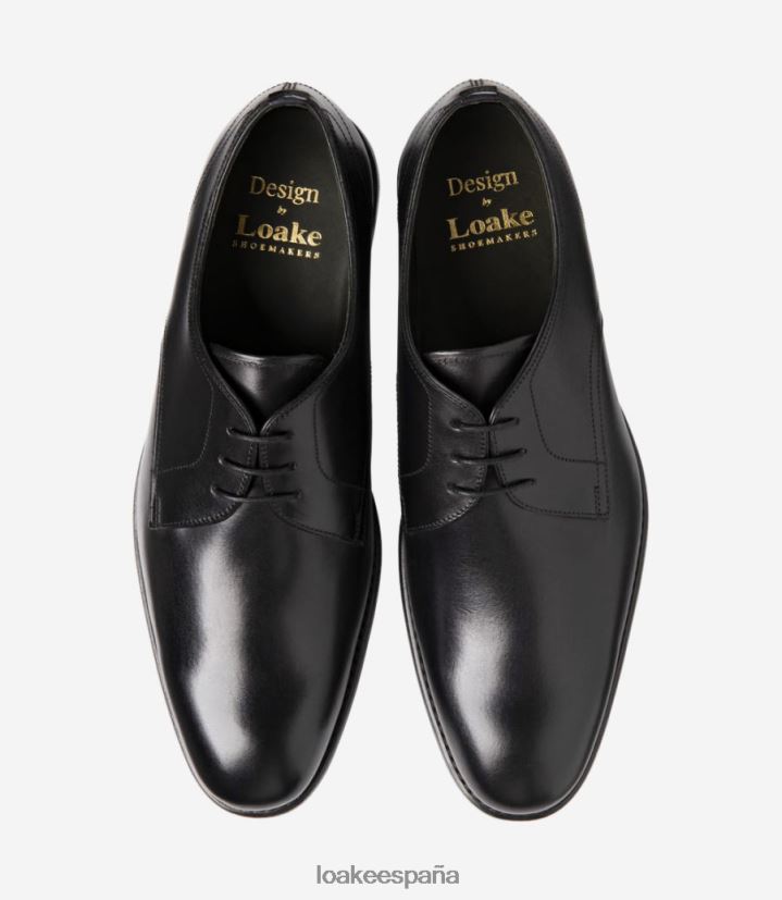 lazos lisos Loake atherton negro 8LF0BH156