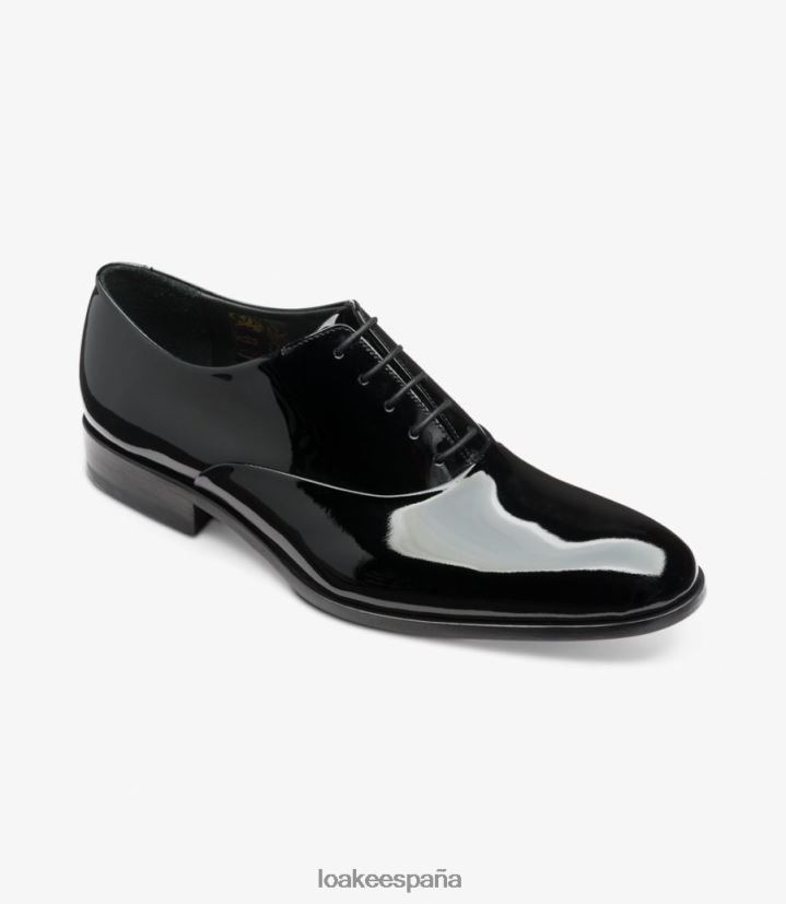 lazos lisos Loake patentar negro 8LF0BH163