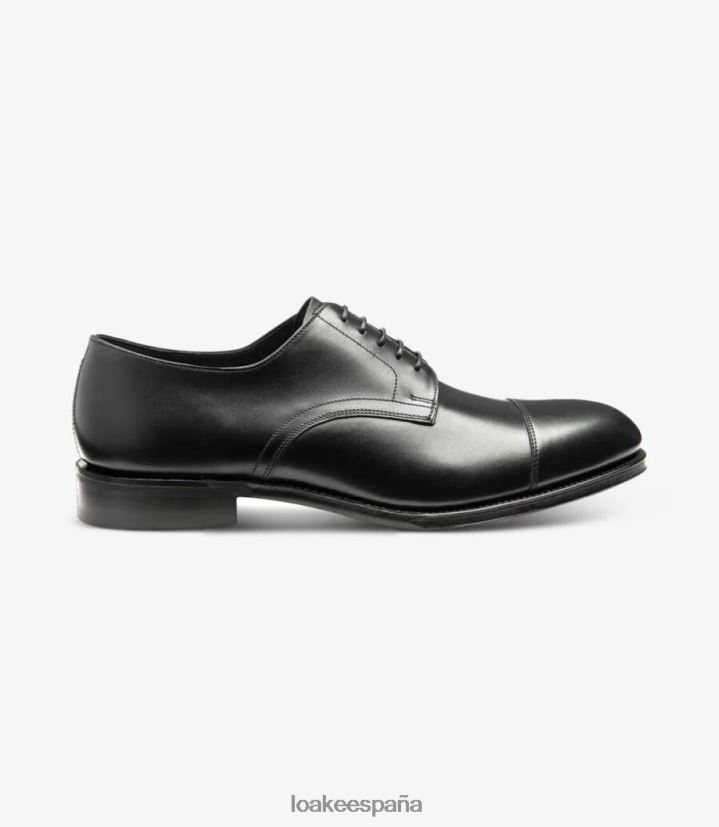 lazos lisos Loake petergate negro carbón 8LF0BH144