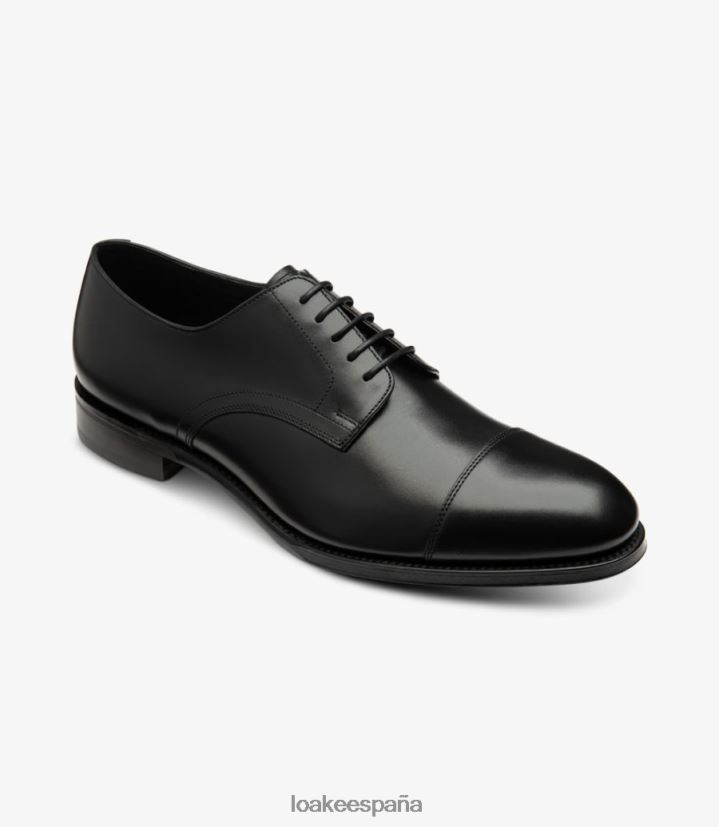 lazos lisos Loake petergate negro carbón 8LF0BH144