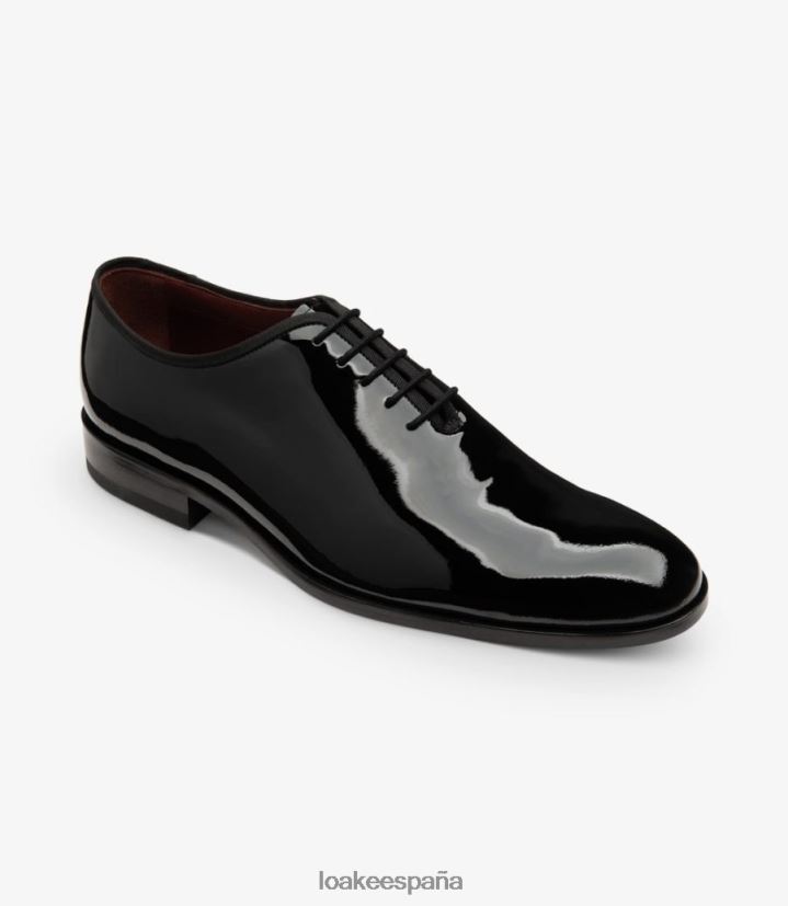 lazos lisos Loake real negro 8LF0BH162