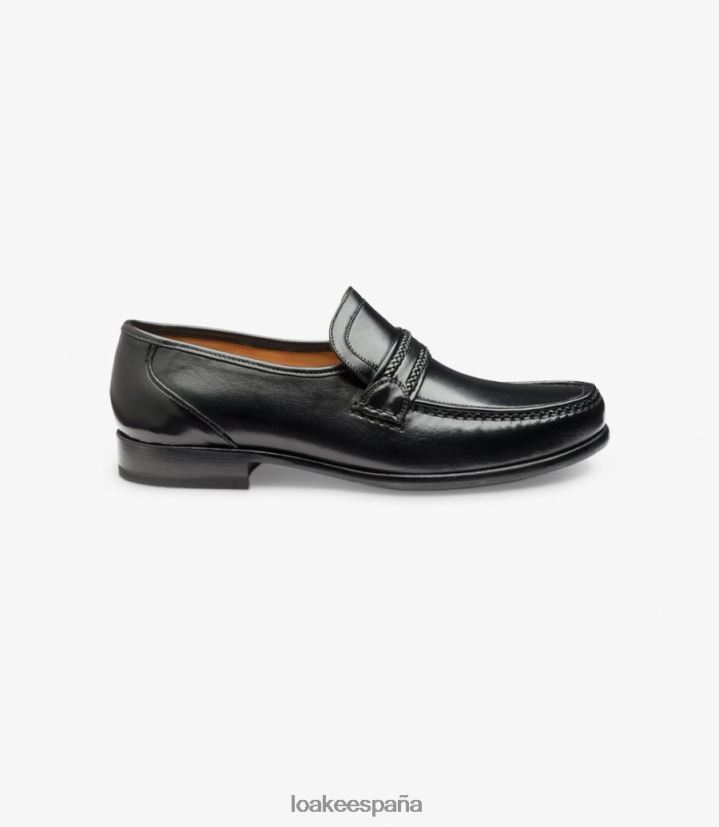 mocasines Loake Roma negro 8LF0BH65