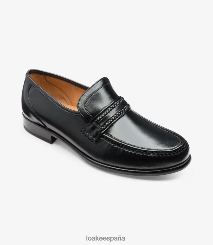 mocasines Loake Roma negro 8LF0BH65