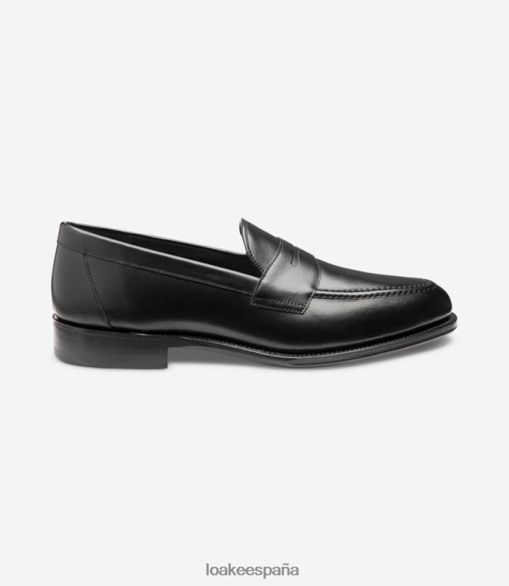 mocasines Loake carpe negro carbón 8LF0BH47