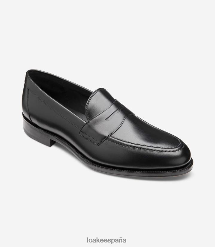 mocasines Loake carpe negro carbón 8LF0BH47