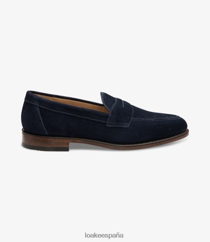 mocasines Loake imperial ante azul marino 8LF0BH53