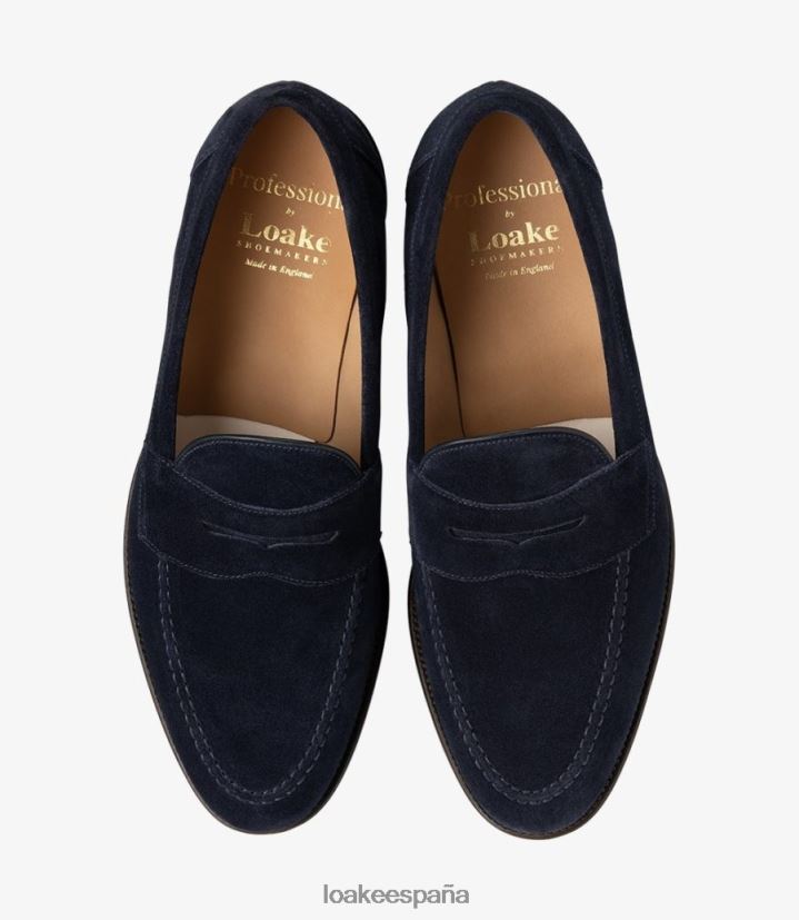 mocasines Loake imperial ante azul marino 8LF0BH53