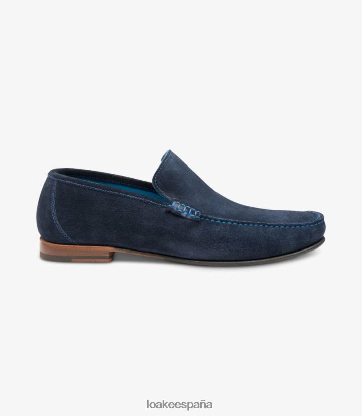 mocasines Loake nicholson ante azul marino 8LF0BH66