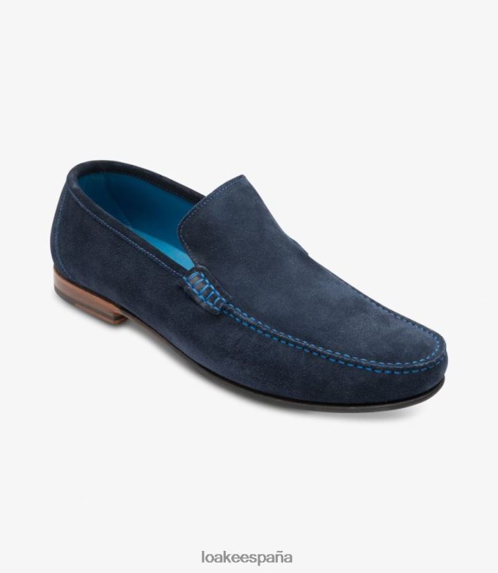 mocasines Loake nicholson ante azul marino 8LF0BH66