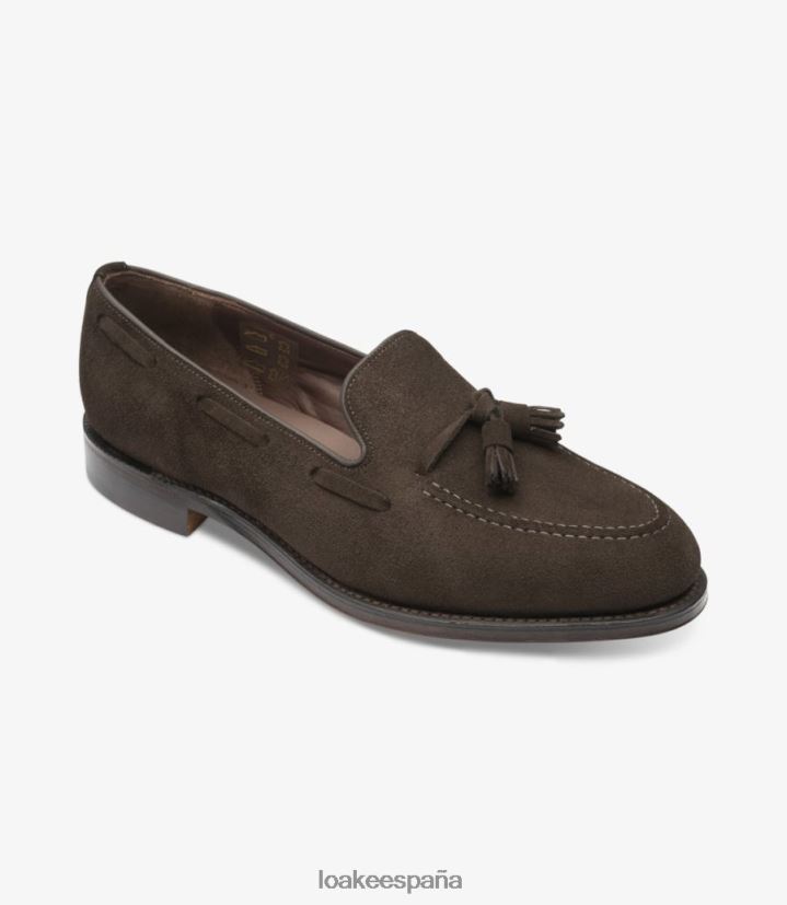 mocasines Loake russell ante marrón chocolate 8LF0BH49