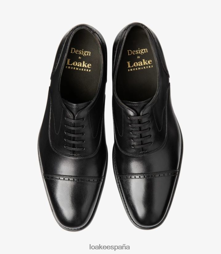 semi brogues Loake abrazos negro 8LF0BH175