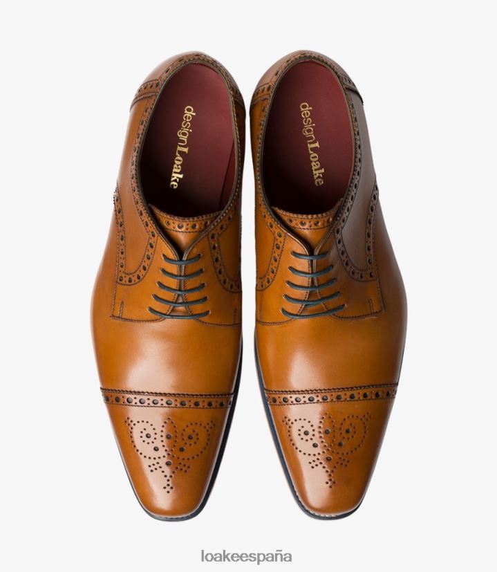 semi brogues Loake foley broncearse 8LF0BH176