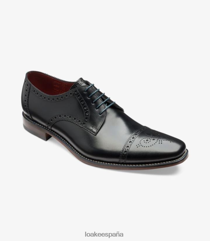 semi brogues Loake foley negro 8LF0BH178