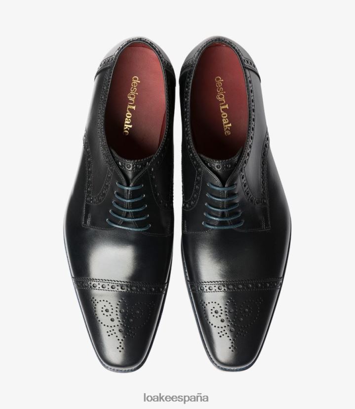 semi brogues Loake foley negro 8LF0BH178