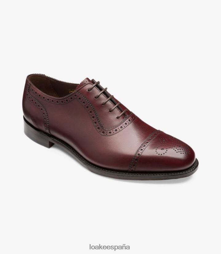 semi brogues Loake hebra borgoña 8LF0BH169