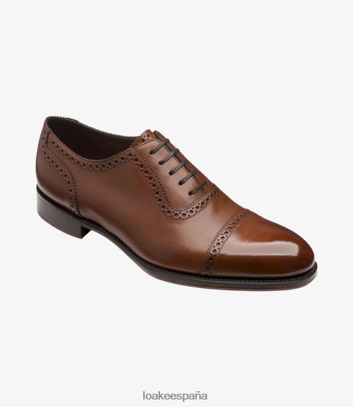 semi brogues Loake trinidad caoba profunda 8LF0BH167