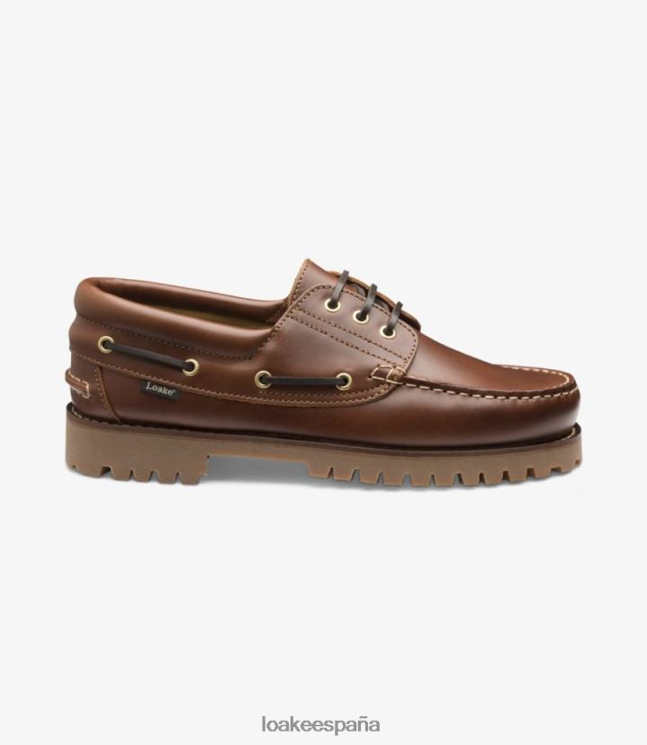 zapatos del barco Loake 522 marrón 8LF0BH80