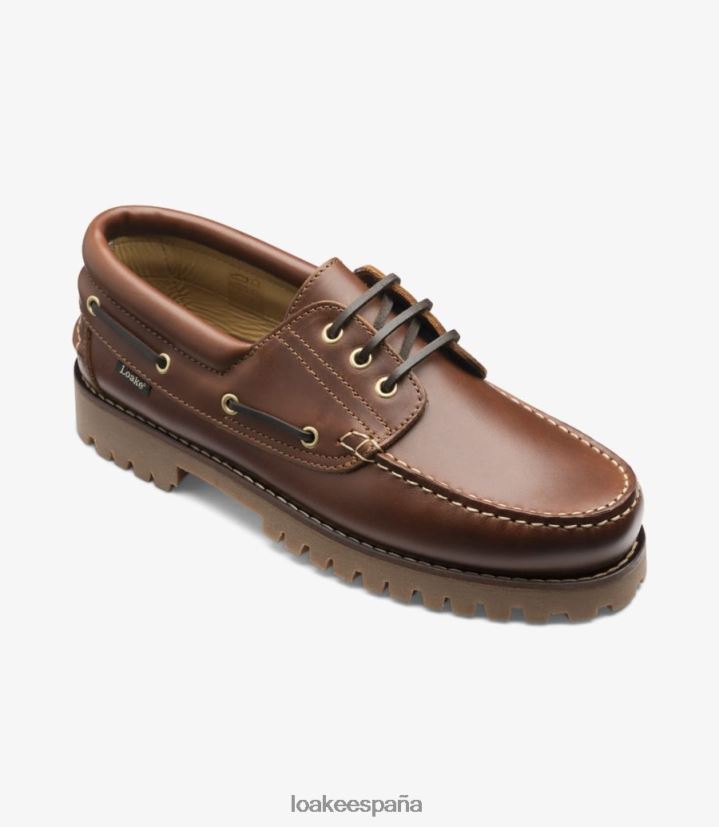 zapatos del barco Loake 522 marrón 8LF0BH80