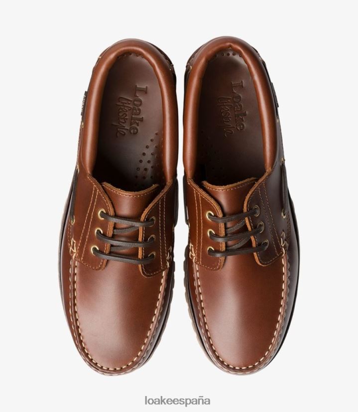 zapatos del barco Loake 522 marrón 8LF0BH80