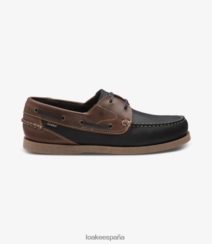 zapatos del barco Loake lymington nubuck marrón marino 8LF0BH76